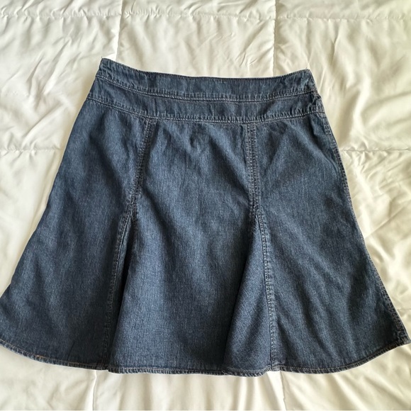 Vintage Y2K Chaps Denim Midi Skirt - Picture 8 of 12
